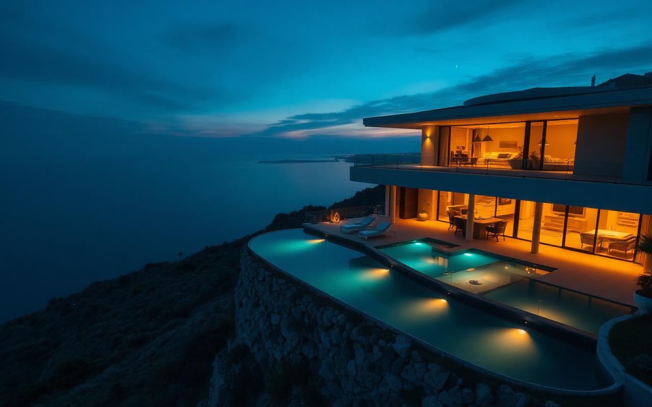 Cliffside Villa — Luxury Real Estate